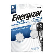 BATTERY ENERGIZER CR2025 LITHIUM 2PCS 7638900423013