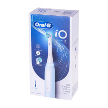 „Oral-B IOSERIES3ICE“ elektrinis dantų šepetėlis suaugusiems, besisukantis-vibruojantis dantų šepetėlis, mėlynas