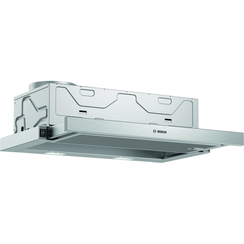 Bosch Serie 2 DFM064W54 cooker hood Semi built-in (pull out) Metallic, Silver 388 m³ / h