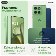 Motorola edge 60 16.9 cm (6.67") Dual SIM Android 15 5G USB Type-C 12 GB 512 GB 5200 mAh Green