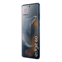 „Motorola edge 60“ 16,9 cm (6,67 colio) dviejų SIM kortelių „Android 15“ 5G USB C tipo 12 GB 512 GB 5200 mAh Mėlyna