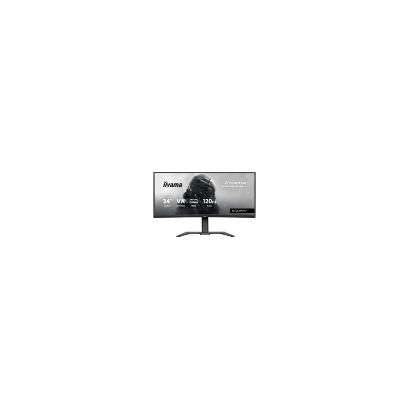 IIYAMA 86.4cm (34") GCB3482WQSU-B1 21:9 2xHDMi+DP+USB-C Curv