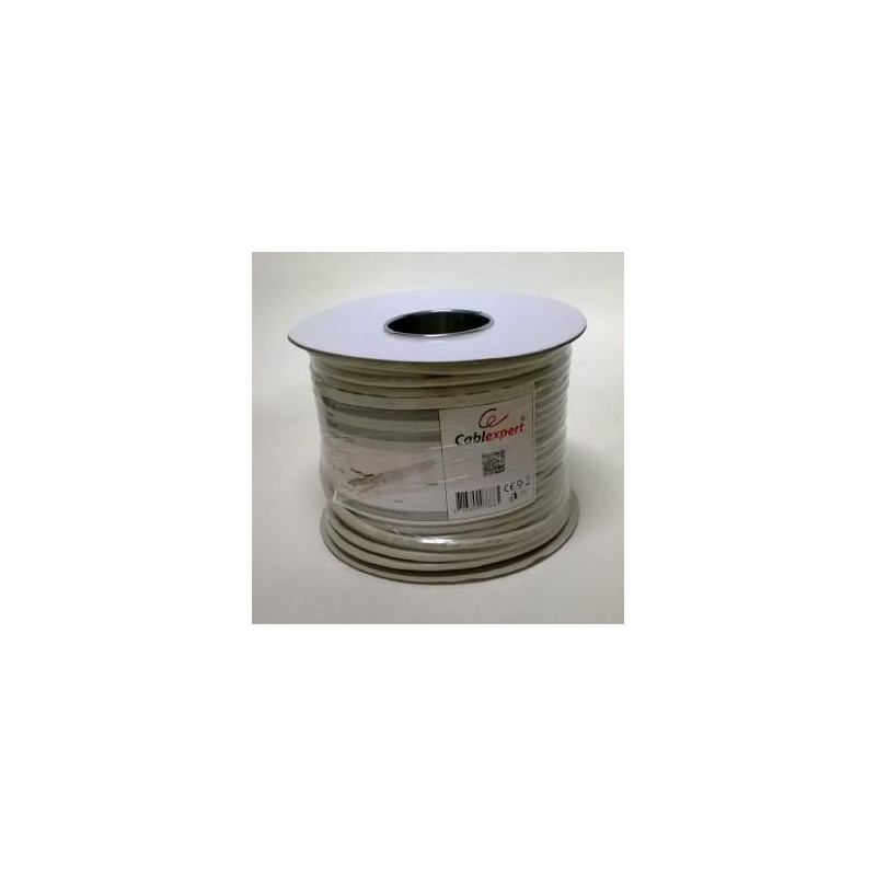 Gembird FTP foil shielded solid cable cat. 6 CCA 305m gray