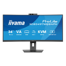 IIYAMA 86 4cm (34") XCB3497WQSNPH-B1 21:9 HDMI+DP+USB-C Webc