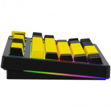 Lorgar KBP70TKLW, Wireless TKL Mechanical Gaming Keyboard Pro Black / Yellow