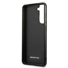 AMG AMHCS21FESGSEBK S21 FE G990 czarny / black hardcase Leather Debossed Lines