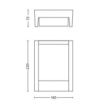 OUTDOOR LIGHT 164609316 ARBOUR 1X6,5W LE