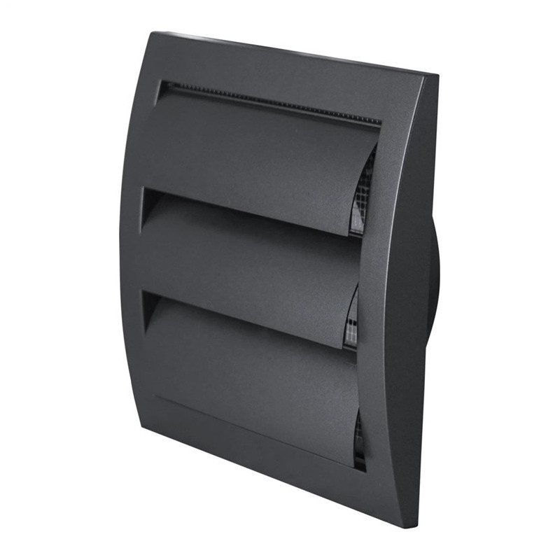 Ventilation grille with louvers 148x153 D100 ND10ZA