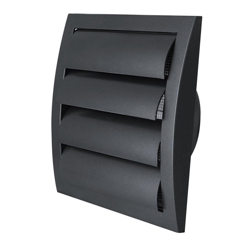 Ventilation grille with louvers 190x190 D125 ND12ZA