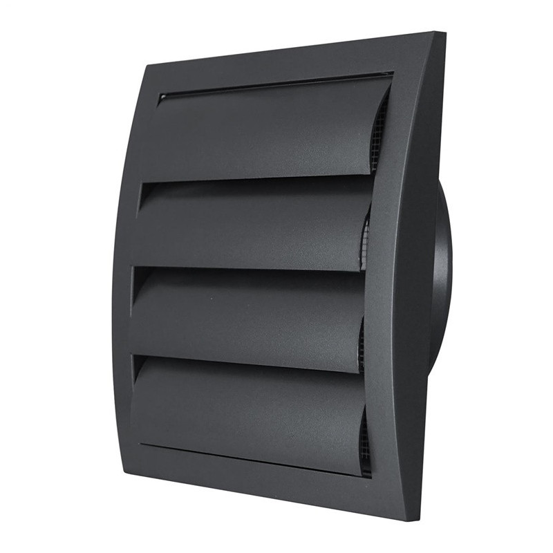 Ventilation grille with louvers 190x190 D150 ND15ZA