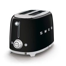 Tosteris - Smeg TSF01 2-Sluoksnių 6 Rudos Spalvos Lygiai Juodas