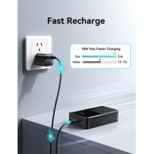Išorinė baterija Power Bank Joyroom JR-QP192 Mini 22.5W 20000mAh juoda