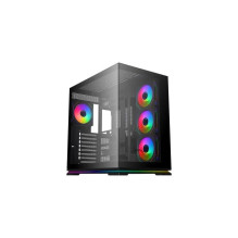 Kompiuterio Korpusas - Krux Atron KRXD017 Midi Tower, USB 3.2, Grūdintas Stiklas, Juodas Kompiuterio Korpusas - Krux Atron KRXD017 Midi Tower, USB 3.2, Grūdintas Stiklas, Juodas