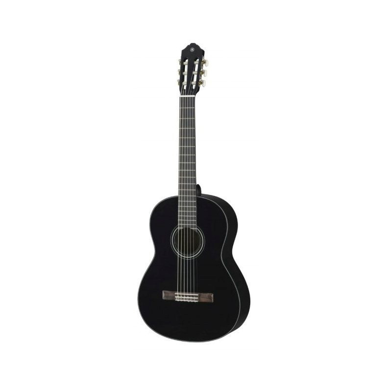 Klasikinė Gitara - Yamaha C40 II 4 / 4 Eglės Viršus Rožinės Medžio Fretboard Juoda