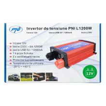 PNI voltage inverter L1200W power supply 12V 230V output