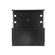 Pluoštinių Optinių Kabelių Jungčių Skydas - Alantec 24xSC Duplex / 24xLC Quad 19" 1U Telescopinis Juodas