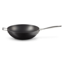 Kept - Le Creuset Toughened Non-Stick Wok 4.7L Black / Silver Kept - Le Creuset Toughened Non-Stick Wok 4.7L Black / Silver