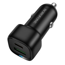 Car charger Borofone BZ34B 38W USB-C / USB-A black