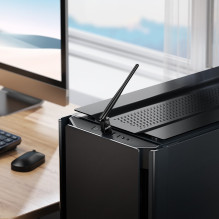 USB Wi-Fi adapter Hoco HI37 Wi-Fi4 black