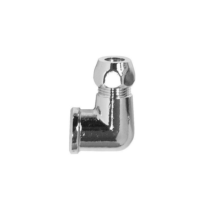 CHROME PLATED ELBOW 1 / 2X3 / 8 WITH INNER