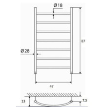 TOWEL DRYER EV747KL LADDERS
