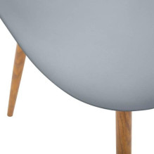Dining room chair grey / light brown, 46 cm x 52 cm x 86 cm Dining room chair grey / light brown, 46 cm x 52 cm x 86 cm