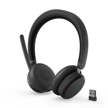 Belaidė Ausinė - Lenovo ANC Ausinė 6550, Bluetooth 5.3, 640 mAh, 60 Valandų Grojimo, Juoda