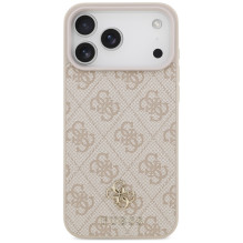 Guess 4G Small 4G and Classic MagSafe case for iPhone 17 Pro Max - pink