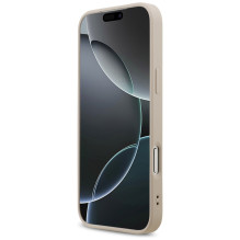 „Guess 4G“ mažas 4G ir klasikinis „MagSafe“ dėklas, skirtas „iPhone 17 Pro Max“ – rožinis