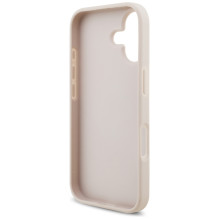 „Guess 4G“ didelio logotipo dėklas, skirtas „iPhone 17“ – rožinis