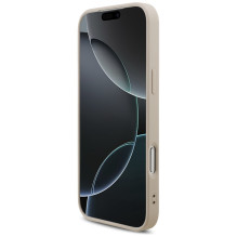 „Guess 4G“ didelio logotipo dėklas, skirtas „iPhone 17 Pro Max“ – rožinis