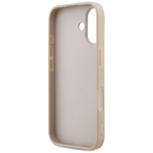„Guess 4G Ring Classic“ logotipo „MagSafe“ dėklas, skirtas „iPhone 17“ – rožinis