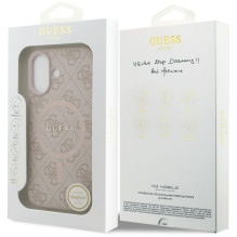 Guess 4G Ring Classic Logo MagSafe Case for iPhone 17 - Pink