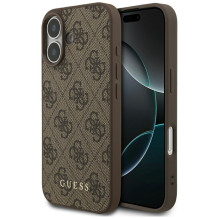 „Guess 4G Classic“ dėklas, skirtas „iPhone 17“ – rudas