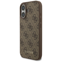 „Guess 4G Classic“ dėklas, skirtas „iPhone 17“ – rudas