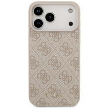 „Guess 4G Classic“ dėklas, skirtas „iPhone 17 Pro Max“ – rožinis