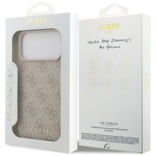 „Guess 4G Classic“ dėklas, skirtas „iPhone 17 Pro Max“ – rožinis
