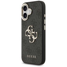 Guess 4G Big 4G Classic Logo Case for iPhone 17 - Black and Gold