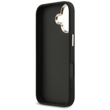 „Guess 4G Big 4G Classic“ logotipo dėklas, skirtas „iPhone 17“ – juodas ir auksinis