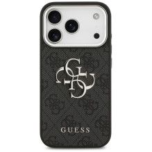„Guess 4G Big 4G Classic“ logotipo dėklas, skirtas „iPhone 17 Pro Max“ – juodas