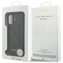 Guess 4G Charms Collection MagSafe case for iPhone 17 - black