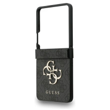 Guess Big 4G Logo Classic Logo Case for Samsung Galaxy Z Flip 7 - Black