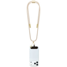 „Guess CBDY 4G Charm“ USB-C / USB-C laidas 150 cm – smėlio spalvos