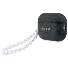 Guess 4G Pearl Strap Case for AirPods Pro 3 - Black