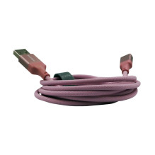Evelatus Cable USB A to C 2M Aluminum housing braiding Pink Pink Evelatus Cable USB A to C 2M Aluminum housing braiding Pink Pink