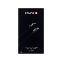 Evelatus Flex Cable Pro USB 2.0 Type C to Type C 1.2M 240W 5A Black