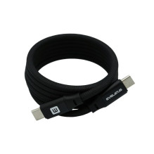 „Evelatus“ USB-C į USB-C jungtį 60 W laidas E-Mag Power, 1,2 m, magnetinis, juodas „Evelatus“ USB-C į USB-C jungtį 60 W laidas E-Mag Power, 1,2 m, magnetinis, juodas