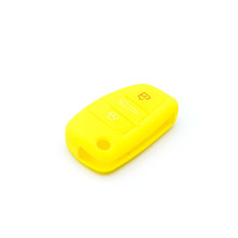 Etui silikonowe na kluczyk Audi EPKC110 żółte
