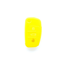 Etui silikonowe na kluczyk Audi EPKC110 żółte