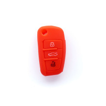 Etui silikonowe na kluczyk Audi EPKC103 czerwone